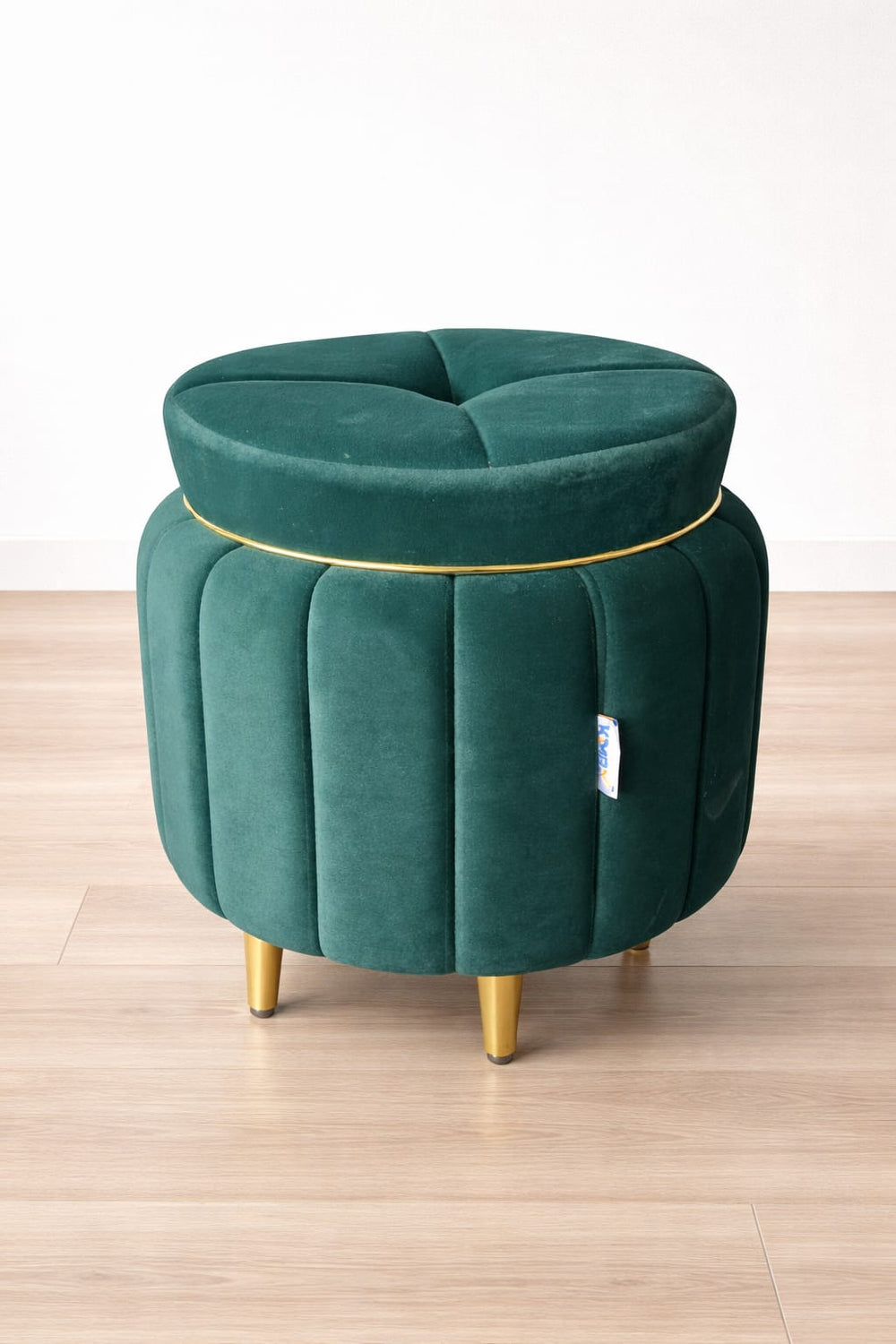 Green Ottoman Stool